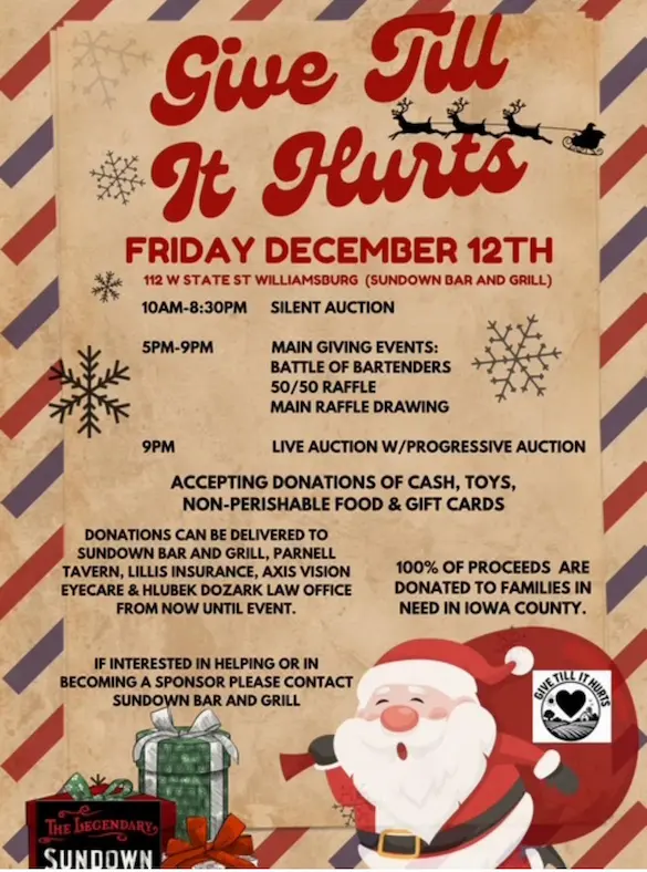 Give Till It Hurts Annual Event